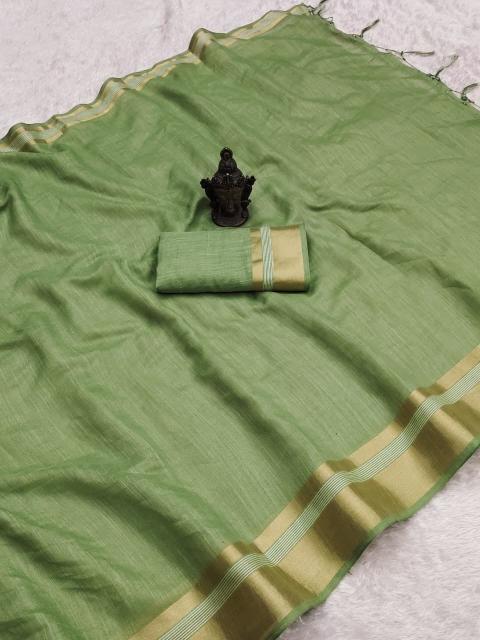 Vastrangan linen cotton online saree surat